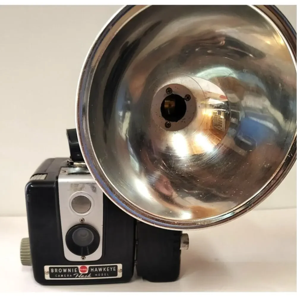 Vintage Kodak Brownie Hawkeye Flash Model Camera 1950s MCM Photography Decor
